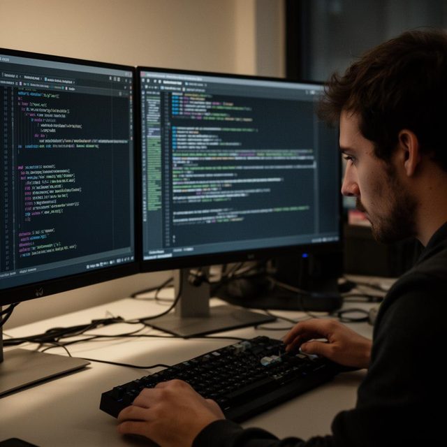 Profissional de Desenvolvimento de Sistemas em situação de trabalho