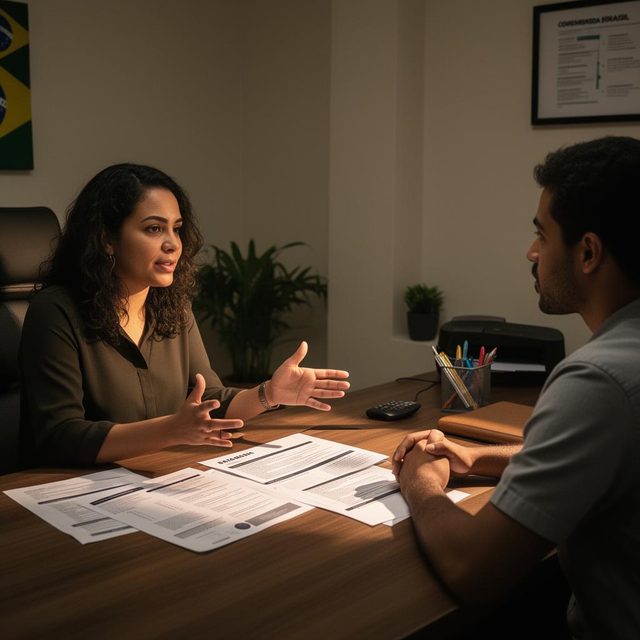 Profissional de Recursos Humanos em situação de trabalho