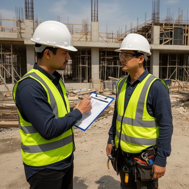 Profissional de Segurança do Trabalho em situação de trabalho